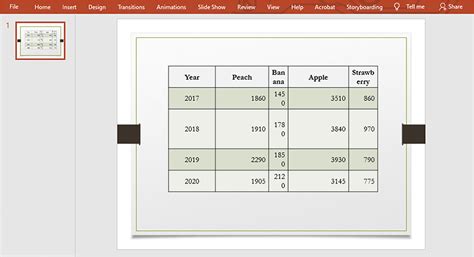 powerpoint distribute columns evenly